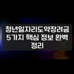 청년일자리도약장려금 썸네일